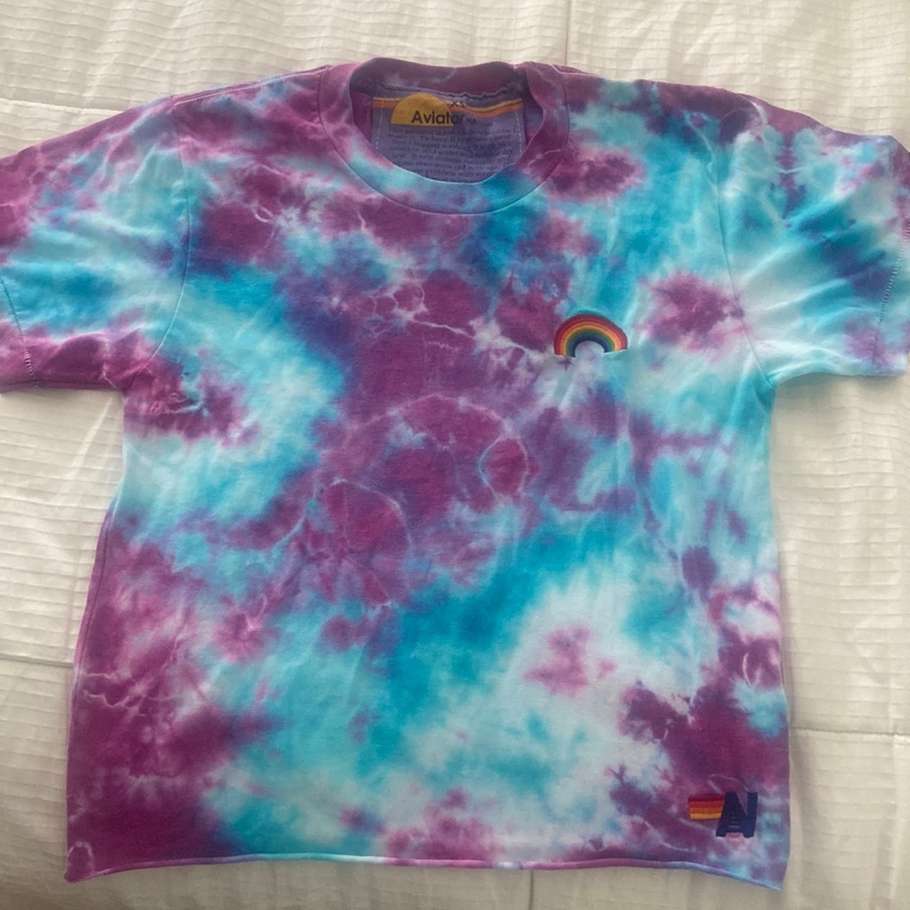 Aviator Nation Tie Dye Tee in XS